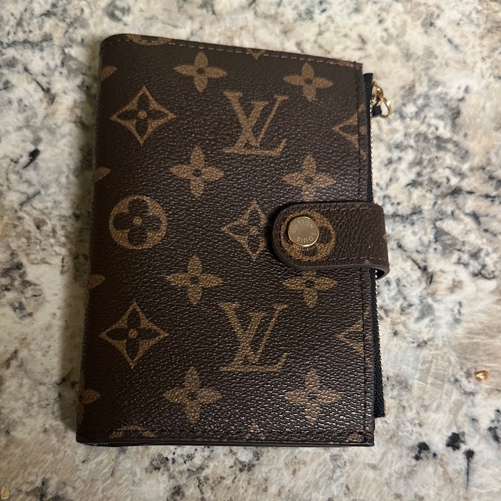 Louis Vuitton inspired Brown Monogram Wallet